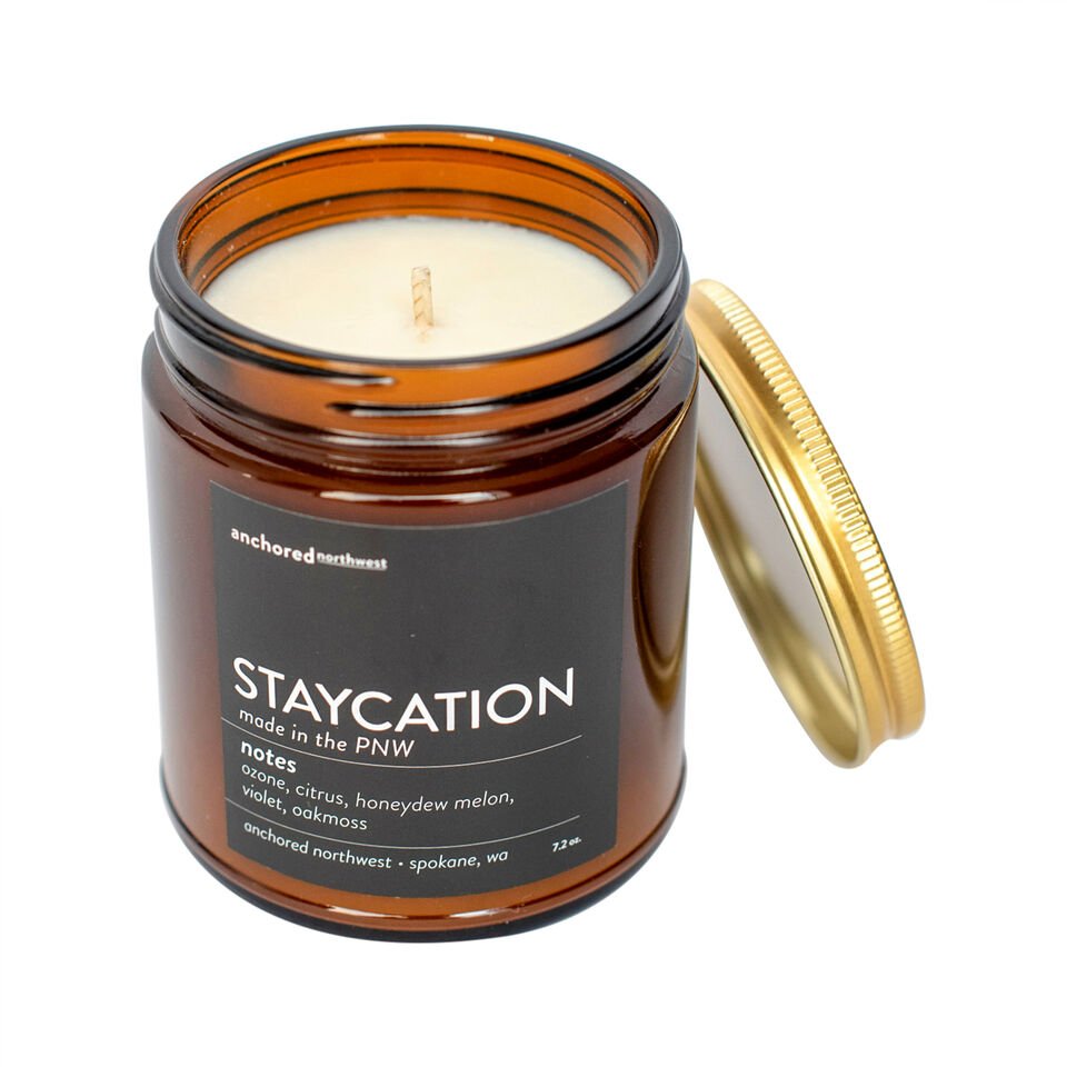 Amber Tumbler Candle - Staycation - Stevie + Alice