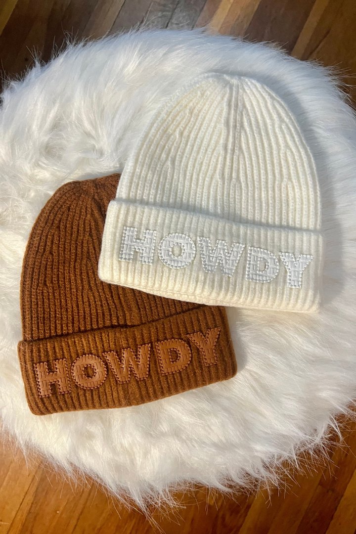Howdy Beanie in Ivory | Stevie + Alice