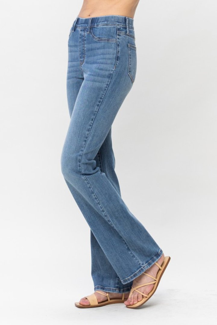 Judy Blue Jeans  Denim Patch High Rise Bootcut JB82484 – American Blues