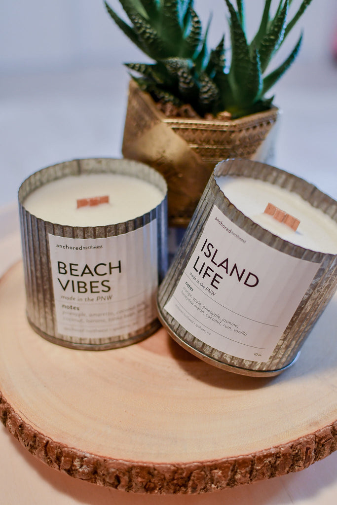 Rustic Vintage Candle - Island Life - Stevie + Alice