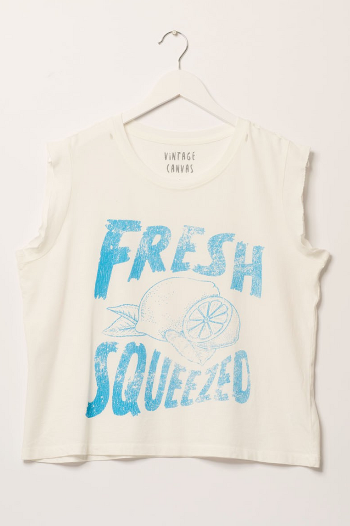 Fresh Squeezed graphic top for women