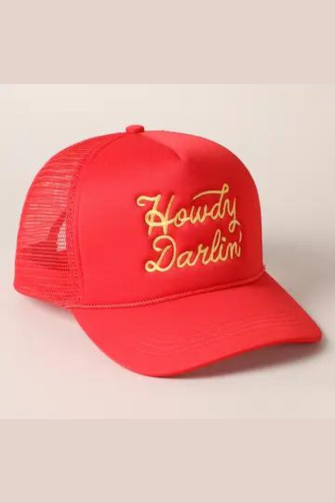 Howdy Darlin' Hat in Red