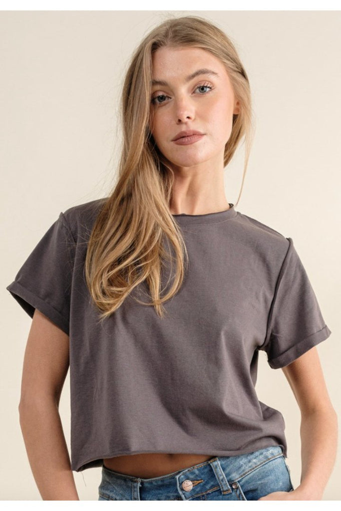 Audrey Cropped Tee - Stevie + Alice