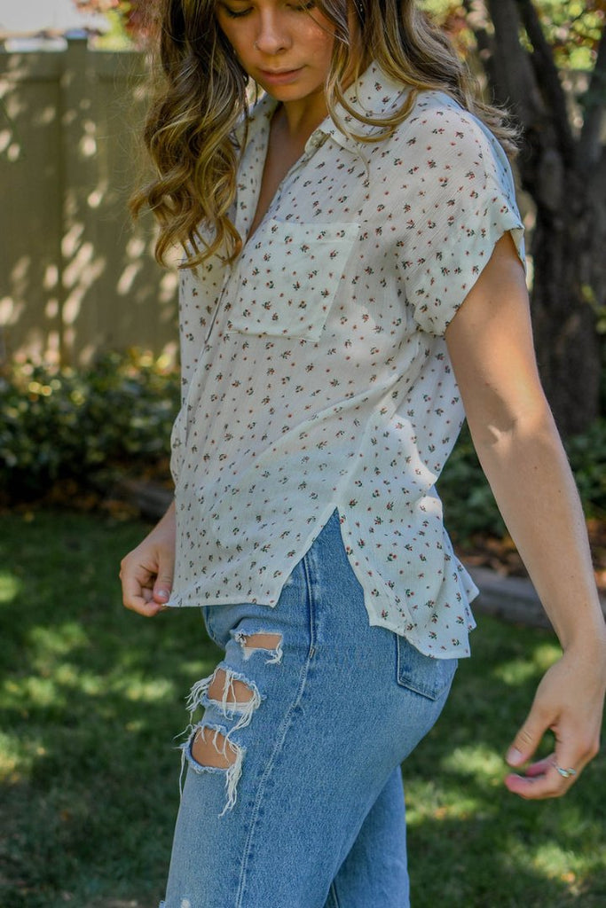 Blossom Button-Down