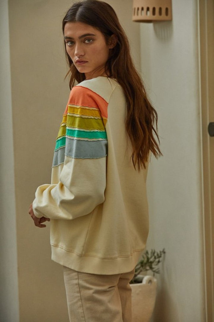 Rainbow Sweatshirt - Stevie + Alice